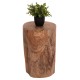 ΒΟΗΘΗΤΙΚΟ ΤΡΑΠΕΖΑΚΙ/ΣΚΑΜΠΟ TRONCO HM9374.21 ΞΥΛΟ TEAK--ΦΥΣΙΚΟ Φ30x45Υεκ.