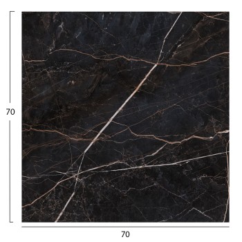 ΕΠΙΦΑΝΕΙΑ ΤΡΑΠΕΖΙΟΥ ΤΕΤΡΑΓΩΝΗ HPL HM5838.34 ΜΑΥΡΟ ΜΑΡΜΑΡΟ 70x70εκ