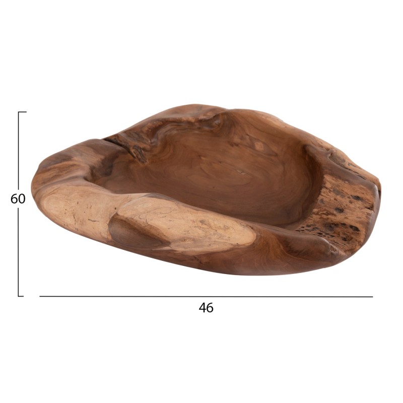 ΕΠΙΤΡΑΠΕΖΙΟ ΔΙΑΚΟΣΜΗΤΙΚΟ ΜΠΟΛ NOKI HM18297 ΞΥΛΟ ΤΕΑΚ--ΦΥΣΙΚΟ 60x46x15Yεκ