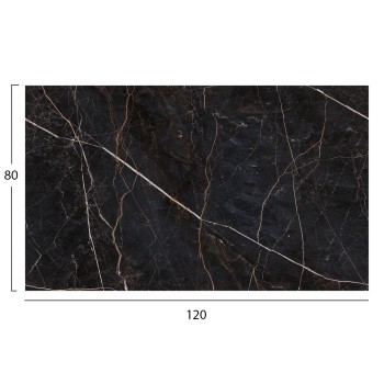 ΕΠΙΦΑΝΕΙΑ ΤΡΑΠΕΖΙΟΥ HPL ΟΡΘΟΓΩΝΙΑ HM5840.34 BLACK MARBLE 120x80εκ.