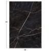 ΕΠΙΦΑΝΕΙΑ ΤΡΑΠΕΖΙΟΥ HPL ΟΡΘΟΓΩΝΙΑ HM6350.34 BLACK MARBLE 60x80εκ.