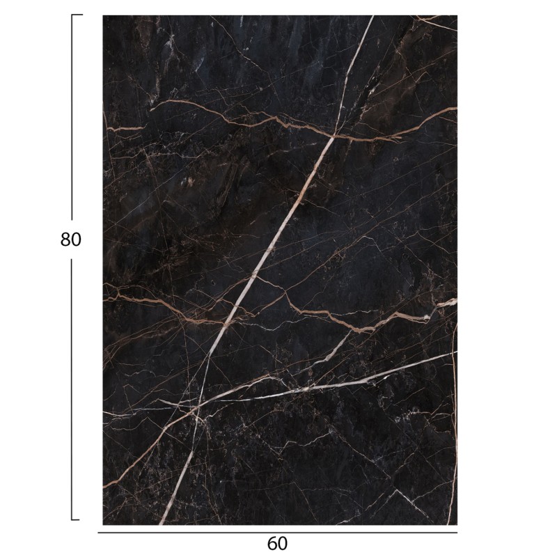 ΕΠΙΦΑΝΕΙΑ ΤΡΑΠΕΖΙΟΥ HPL ΟΡΘΟΓΩΝΙΑ HM6350.34 BLACK MARBLE 60x80εκ.