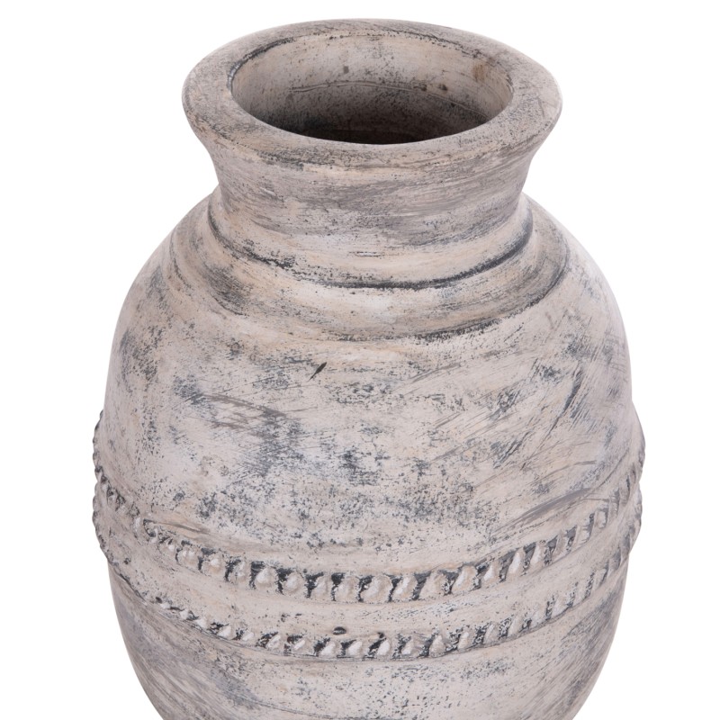 ΔΙΑΚΟΣΜΗΤΙΚΟ ΕΠΙΤΡΑΠΕΖΙΟ ΒΑΖΟ VERMO HM4393 ΤΕΡΑΚΟΤΑ ΣΕ ΑΝΟΙΧΤΟ ΓΚΡΙ Φ21x25Υεκ.