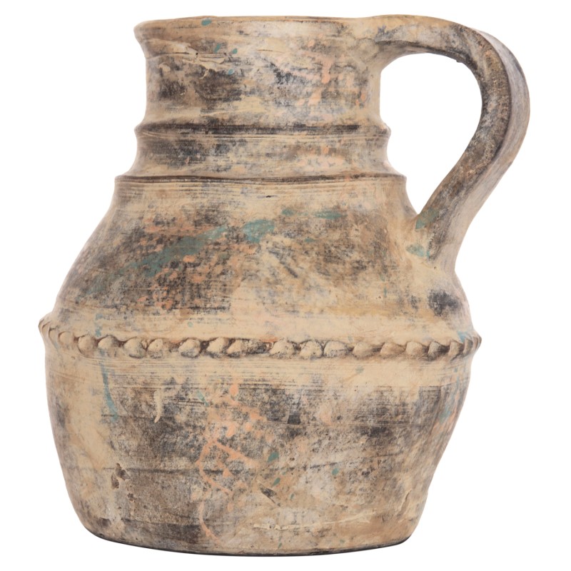 ΔΙΑΚΟΣΜΗΤΙΚΟ ΕΠΙΤΡΑΠΕΖΙΟ ΒΑΖΟ VERMO HM4397 ΤΕΡΑΚΟΤΑ ΣΕ ΚΡΕΜ Φ20x20.5Υεκ.