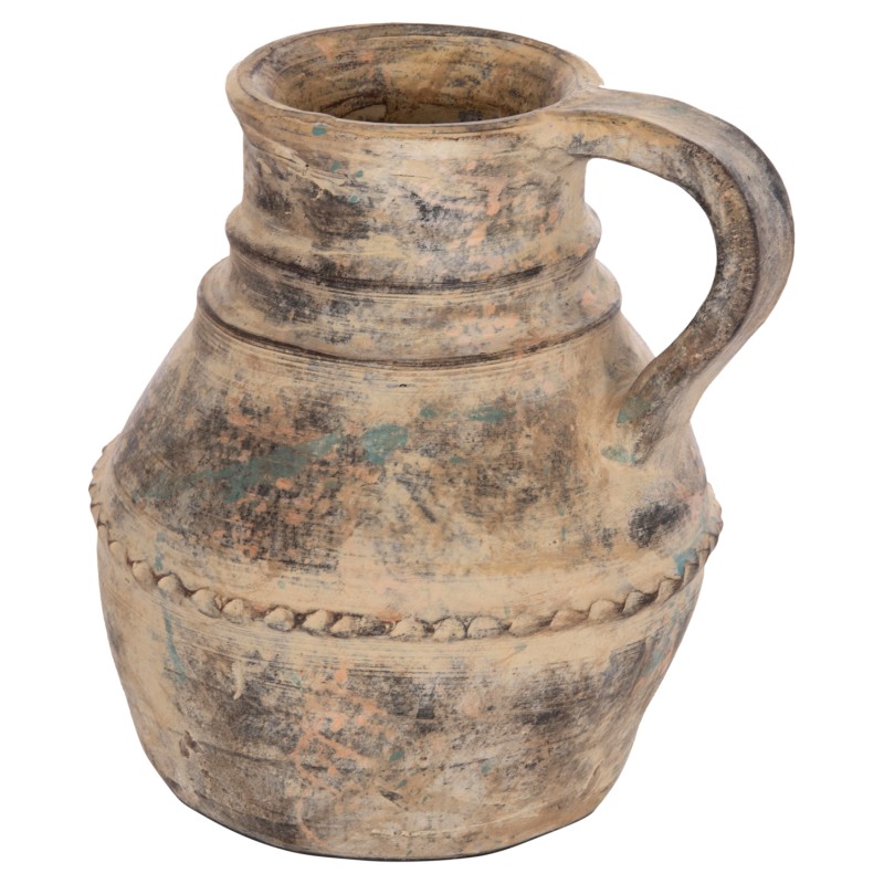 ΔΙΑΚΟΣΜΗΤΙΚΟ ΕΠΙΤΡΑΠΕΖΙΟ ΒΑΖΟ VERMO HM4397 ΤΕΡΑΚΟΤΑ ΣΕ ΚΡΕΜ Φ20x20.5Υεκ.