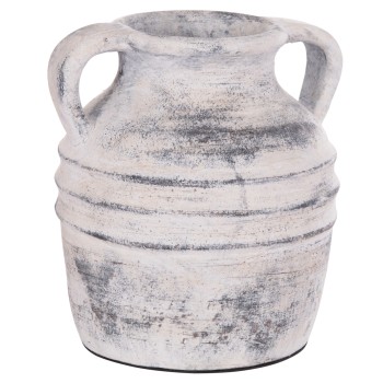 ΔΙΑΚΟΣΜΗΤΙΚΟ ΕΠΙΤΡΑΠΕΖΙΟ ΒΑΖΟ VERMO HM4398 ΤΕΡΑΚΟΤΑ ΣΕ ΑΝΟΙΧΤΟ ΓΚΡΙ Φ21x22Υεκ.