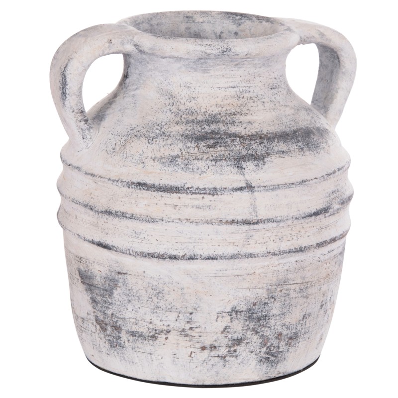 ΔΙΑΚΟΣΜΗΤΙΚΟ ΕΠΙΤΡΑΠΕΖΙΟ ΒΑΖΟ VERMO HM4398 ΤΕΡΑΚΟΤΑ ΣΕ ΑΝΟΙΧΤΟ ΓΚΡΙ Φ21x22Υεκ.