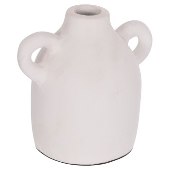 ΔΙΑΚΟΣΜΗΤΙΚΟ ΒΑΖΟ ΣΕΙΡΑ CLAYVON HM4407 ΤΕΡΑΚΟΤΑ ΣΕ ΛΕΥΚΟ 20x12x19Υεκ.