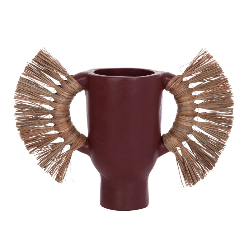 ΕΠΙΤΡΑΠΕΖΙΟ ΔΙΑΚΟΣΜΗΤΙΚΟ ΒΑΖΟ ALICA HM4668.06S ΒΥΣΣΙΝΙ ΤΕΡΑΚΟΤΑ & GRASS--55x19x34Υεκ