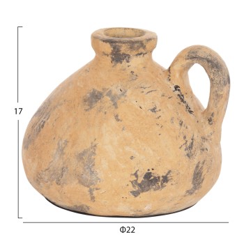 ΔΙΑΚΟΣΜΗΤΙΚΟ ΕΠΙΤΡΑΠΕΖΙΟ ΒΑΖΟ VERMO HM4394 ΤΕΡΑΚΟΤΑ ΣΕ ΜΠΕΖ Φ22x17Υεκ.