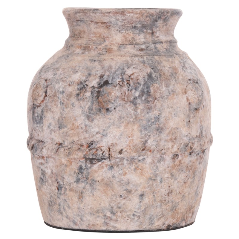 ΔΙΑΚΟΣΜΗΤΙΚΟ ΕΠΙΤΡΑΠΕΖΙΟ ΒΑΖΟ VERMO HM4395 ΤΕΡΑΚΟΤΑ ΣΕ ΓΚΡΙ Φ17x19Υεκ.