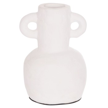 ΔΙΑΚΟΣΜΗΤΙΚΟ ΒΑΖΟ ΣΕΙΡΑ CLAYVON HM4406 ΤΕΡΑΚΟΤΑ ΣΕ ΛΕΥΚΟ Φ14x20Υεκ.