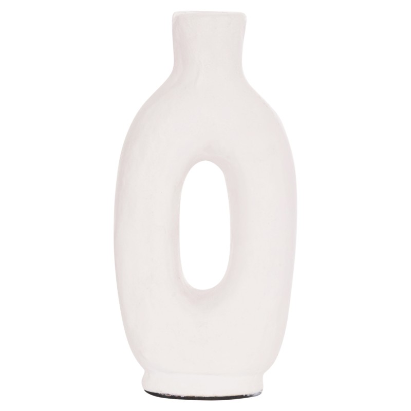 ΔΙΑΚΟΣΜΗΤΙΚΟ ΒΑΖΟ ΣΕΙΡΑ CLAYVON HM4409 ΤΕΡΑΚΟΤΑ ΣΕ ΛΕΥΚΟ 10x5x21Υεκ.