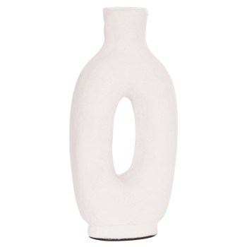 ΔΙΑΚΟΣΜΗΤΙΚΟ ΒΑΖΟ ΣΕΙΡΑ CLAYVON HM4409 ΤΕΡΑΚΟΤΑ ΣΕ ΛΕΥΚΟ 10x5x21Υεκ.