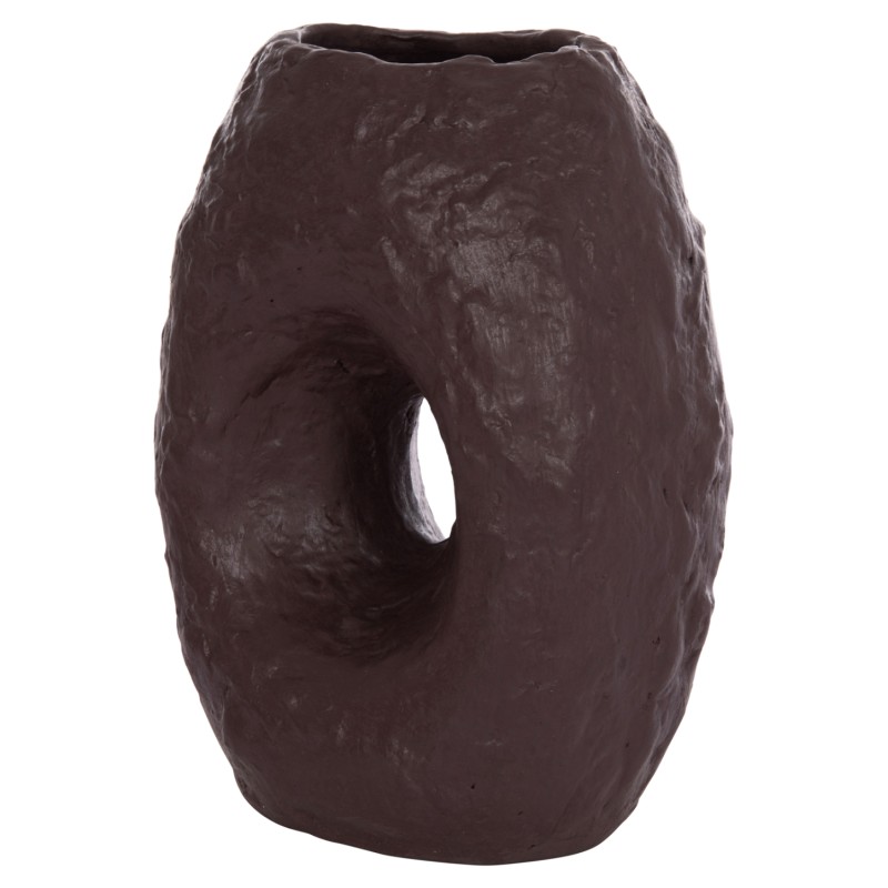 ΕΠΙΤΡΑΠΕΖΙΟ ΔΙΑΚΟΣΜΗΤΙΚΟ ΒΑΖΟ NAMENTIS HM4673.07L ΣΟΚΟΛΑΤΙ ΤΕΡΑΚΟΤΑ--26.5x16x36.5Υεκ