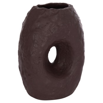 ΕΠΙΤΡΑΠΕΖΙΟ ΔΙΑΚΟΣΜΗΤΙΚΟ ΒΑΖΟ NAMENTIS HM4673.07L ΣΟΚΟΛΑΤΙ ΤΕΡΑΚΟΤΑ--26.5x16x36.5Υεκ