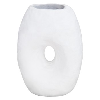 ΕΠΙΤΡΑΠΕΖΙΟ ΔΙΑΚΟΣΜΗΤΙΚΟ ΒΑΖΟ NAMENTIS HM4673.02L ΛΕΥΚΗ ΤΕΡΑΚΟΤΑ--26.5x16x36.5Υεκ