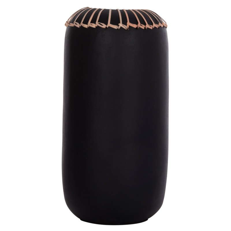 ΕΠΙΤΡΑΠΕΖΙΟ ΔΙΑΚΟΣΜΗΤΙΚΟ ΒΑΖΟ LENNOX HM4675.01S TΕΡΑΚΟΤΑ ΣΕ ΜΑΥΡΟ--Φ18x33Υεκ.