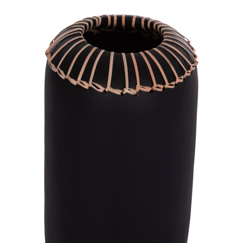 ΕΠΙΤΡΑΠΕΖΙΟ ΔΙΑΚΟΣΜΗΤΙΚΟ ΒΑΖΟ LENNOX HM4675.01S TΕΡΑΚΟΤΑ ΣΕ ΜΑΥΡΟ--Φ18x33Υεκ.