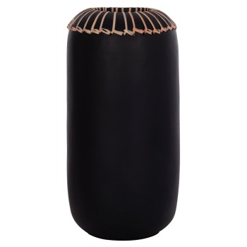 ΕΠΙΤΡΑΠΕΖΙΟ ΔΙΑΚΟΣΜΗΤΙΚΟ ΒΑΖΟ LENNOX HM4675.01S TΕΡΑΚΟΤΑ ΣΕ ΜΑΥΡΟ--Φ18x33Υεκ.