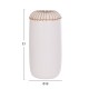 ΕΠΙΤΡΑΠΕΖΙΟ ΔΙΑΚΟΣΜΗΤΙΚΟ ΒΑΖΟ LENNOX HM4675.02S TΕΡΑΚΟΤΑ ΣΕ ΛΕΥΚΟ--Φ18x33Υεκ.