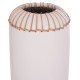 ΕΠΙΤΡΑΠΕΖΙΟ ΔΙΑΚΟΣΜΗΤΙΚΟ ΒΑΖΟ LENNOX HM4675.02S TΕΡΑΚΟΤΑ ΣΕ ΛΕΥΚΟ--Φ18x33Υεκ.