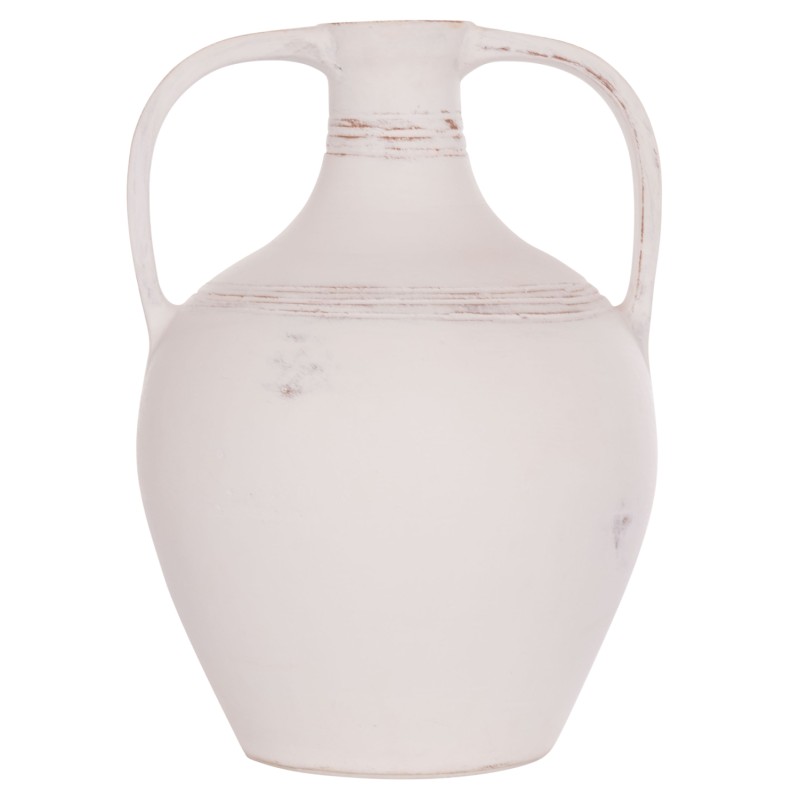 ΔΙΑΚΟΣΜΗΤΙΚΟΣ ΑΜΦΟΡΕΑΣ FEAX HM4676.02S ΛΕΥΚΗ ΤΕΡΑΚΟΤΑ--35x35x48Υεκ.