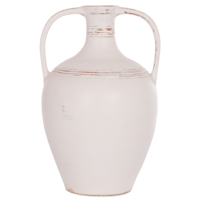 ΔΙΑΚΟΣΜΗΤΙΚΟΣ ΑΜΦΟΡΕΑΣ FEAX HM4676.02L ΛΕΥΚΗ ΤΕΡΑΚΟΤΑ--35x35x58Υεκ.