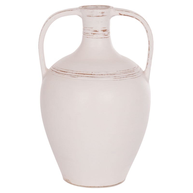 ΔΙΑΚΟΣΜΗΤΙΚΟΣ ΑΜΦΟΡΕΑΣ FEAX HM4676.02L ΛΕΥΚΗ ΤΕΡΑΚΟΤΑ--35x35x58Υεκ.