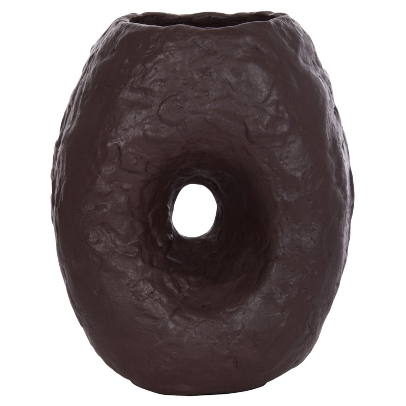 ΕΠΙΤΡΑΠΕΖΙΟ ΔΙΑΚΟΣΜΗΤΙΚΟ ΒΑΖΟ NAMENTIS HM4673.07S ΣΟΚΟΛΑΤΙ ΤΕΡΑΚΟΤΑ--22x13x28Υεκ