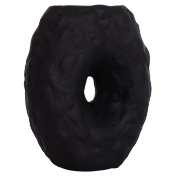 ΕΠΙΤΡΑΠΕΖΙΟ ΔΙΑΚΟΣΜΗΤΙΚΟ ΒΑΖΟ NAMENTIS HM4673.01S ΜΑΥΡΗ ΤΕΡΑΚΟΤΑ--22x13x28Υεκ