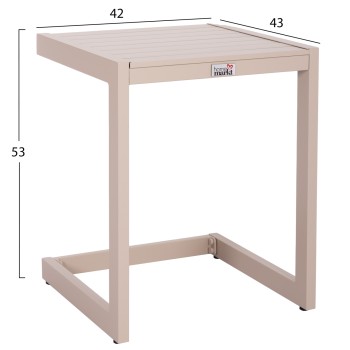 ΤΡΑΠΕΖΑΚΙ ΞΑΠΛΩΣΤΡΑΣ BELLING HM6274.04 ΑΛΟΥΜΙΝΙΟ ΣΕ ΣΑΜΠΑΝΙ 42x43x53Υεκ.