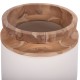 ΔΙΑΚΟΣΜΗΤΙΚΟ ΒΑΖΟ ΔΑΠΕΔΟΥ LINTER HM4662.02L FIBER CEMENT ΛΕΥΚΟ--ΞΥΛΟ ΤΕΑΚ Φ41x47Υεκ.