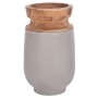 ΔΙΑΚΟΣΜΗΤΙΚΟ ΒΑΖΟ ΔΑΠΕΔΟΥ LINTER HM4662.03S FIBER CEMENT ΓΚΡΙ--ΞΥΛΟ ΤΕΑΚ Φ34x60Υεκ.