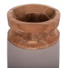 ΔΙΑΚΟΣΜΗΤΙΚΟ ΒΑΖΟ ΔΑΠΕΔΟΥ LINTER HM4662.05S FIBER CEMENT ΓΚΡΙ ΜΑΤ--ΞΥΛΟ ΤΕΑΚ Φ34x60Υεκ