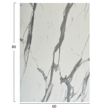 ΕΠΙΦΑΝΕΙΑ ΤΡΑΠΕΖΙΟΥ HPL ΟΡΘΟΓΩΝΙΑ HM6350.31 ΛΕΥΚΟ ΜΑΡΜΑΡΟ 60x80εκ.