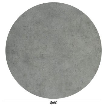 ΕΠΙΦΑΝΕΙΑ ΤΡΑΠΕΖΙΟΥ HPL ΣΤΡΟΓΓΥΛΗ HM5841.32 CEMENT Φ60εκ.
