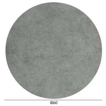 ΕΠΙΦΑΝΕΙΑ ΤΡΑΠΕΖΙΟΥ HPL ΣΤΡΟΓΓΥΛΗ HM5841.32 CEMENT Φ60εκ.