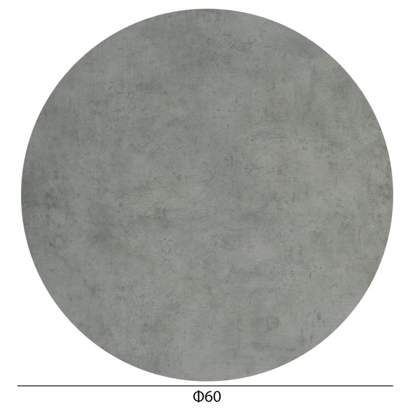 ΕΠΙΦΑΝΕΙΑ ΤΡΑΠΕΖΙΟΥ HPL ΣΤΡΟΓΓΥΛΗ HM5841.32 CEMENT Φ60εκ.