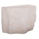ΚΟΝΣΟΛΑ ΒΡΑΧΟΣ INTERON HM18152.02 FIBER CEMENT ΣΕ ΛΕΥΚΟ--120x50x71Υεκ.