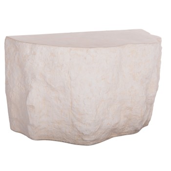 ΚΟΝΣΟΛΑ ΒΡΑΧΟΣ INTERON HM18152.02 FIBER CEMENT ΣΕ ΛΕΥΚΟ--120x50x71Υεκ.