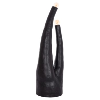 ΔΙΑΚΟΣΜΗΤΙΚΟ ΦΩΤΙΣΤΙΚΟ ΔΑΠΕΔΟΥ TUSKEN HM4702.01 FIBER CEMENT-ΜΑΥΡΟ 50x43x145Υεκ.