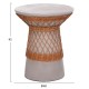 ΒΟΗΘΗΤΙΚΟ ΤΡΑΠΕΖΙ ΣΤΡΟΓΓΥΛΟ DELIA HM18167.03 FIBER CEMENT ΓΚΡΙ & RATTAN Φ40x45Υεκ ΒΟΗΘΗΤΙΚΟ ΤΡΑΠΕΖΙ ΣΤΡΟΓΓΥΛΟ DELIA HM18167.03 FIBER CEMENT ΓΚΡΙ & RATTAN Φ40x45Υεκ