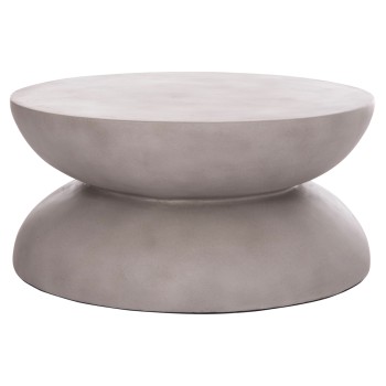 ΤΡΑΠΕΖΙ ΣΑΛΟΝΙΟΥ ANNA HM18158.03 FIBER CEMENT ΣΕ ΓΚΡΙ--Φ92x44.5Υεκ