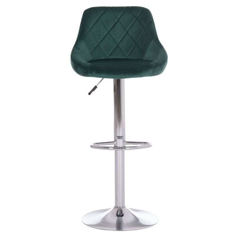 ΣΚΑΜΠΟ ΜΠΑΡ ROSE HM204.46 ΜΕ ΑΜΟΡΤΙΣΕΡ ΧΡΩΜΙΟΥ & ΚΥΠΑΡΙΣΣΙ ΒΕΛΟΥΔΟ 48x45x105Υεκ.