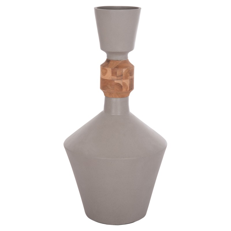 ΔΙΑΚΟΣΜΗΤΙΚΟ ΒΑΖΟ ΔΑΠΕΔΟΥ NEBULA HM4661.03 FIBER CEMENT ΓΚΡΙ--ΞΥΛΟ ΤΕΑΚ Φ60x115Υεκ.