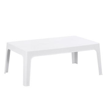 ΤΡΑΠΕΖΑΚΙ ΟΡΘΟΓΩΝΙΟ SLEEK HM6367.01 ΠΟΛΥΠΡΟΠΥΛΕΝΙΟ ΣΕ ΛΕΥΚΟ 105x64x40Υεκ.