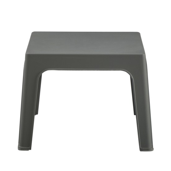 ΤΡΑΠΕΖΑΚΙ ΤΕΤΡΑΓΩΝΟ SLEEK HM6371.05 ΠΟΛΥΠΡΟΠΥΛΕΝΙΟ ΣΕ DARK OLIVE 49.5x49.5x40Υεκ.