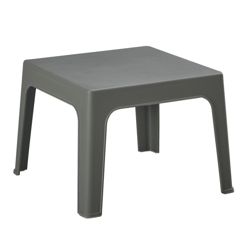 ΤΡΑΠΕΖΑΚΙ ΤΕΤΡΑΓΩΝΟ SLEEK HM6371.05 ΠΟΛΥΠΡΟΠΥΛΕΝΙΟ ΣΕ DARK OLIVE 56x56x40Υεκ.