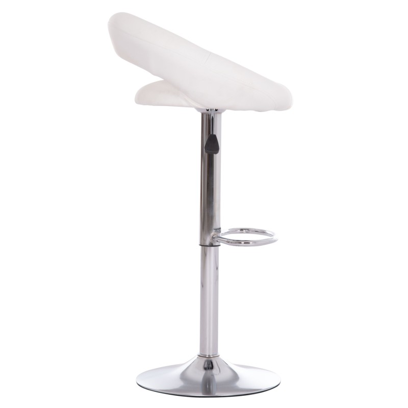 ΣΚΑΜΠΟ ΜΠΑΡ ΠΕΡΙΣΤΡΕΦΟΜΕΝΟ REA HM203.22 ΜΕ ΑΜΟΡΤΙΣΕΡ-ΛΕΥΚΟ PU 54x47x96Υεκ.